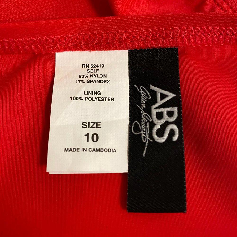 ABS Allen Schwartz Red Bikini Bottom