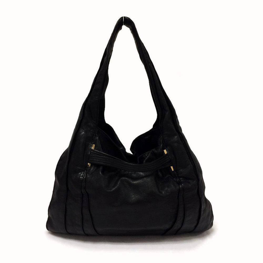 Kooba Black Leather Hobo Bag