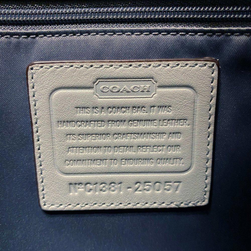 COACH 25057 Blaire Grey Color block Conv. Tote