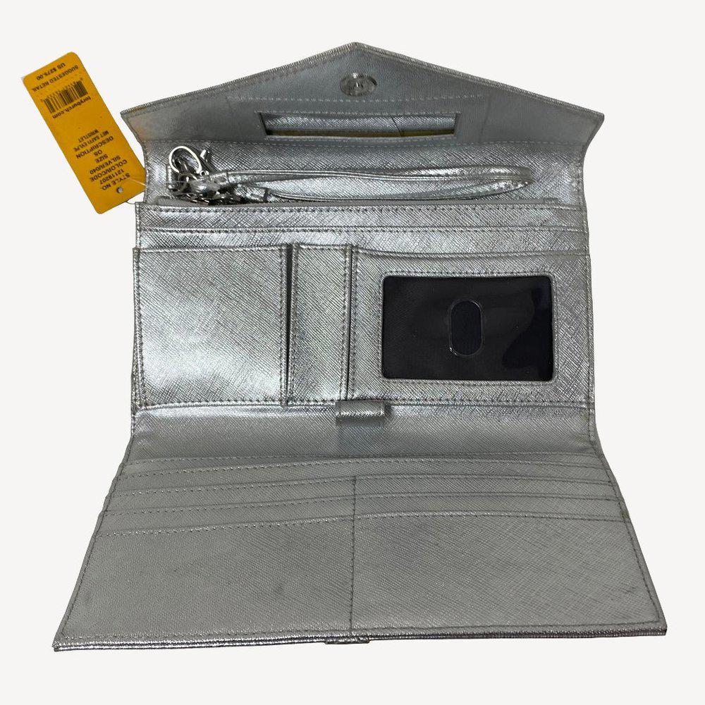 Tory Burch Silver Wristlet