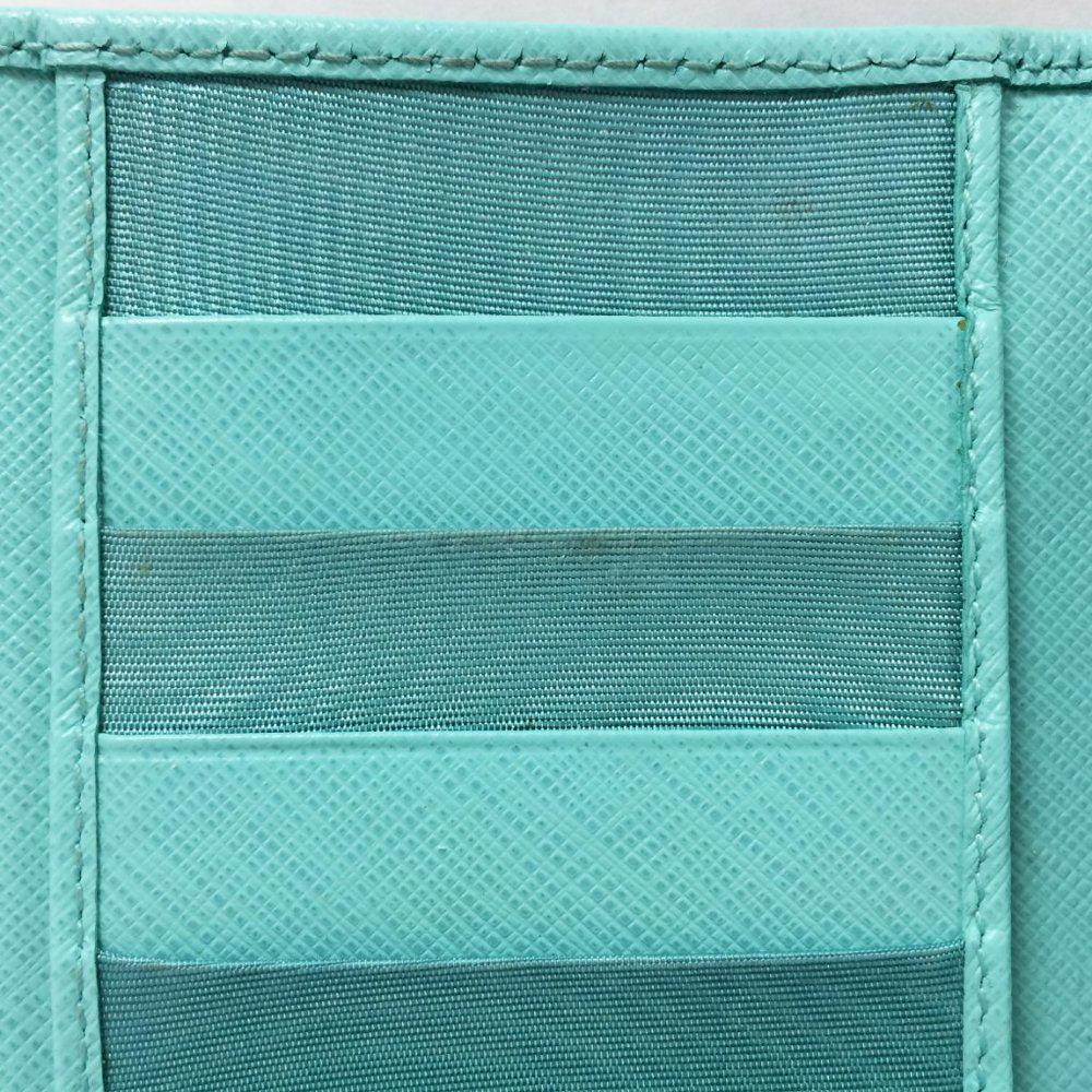 Salvatore Ferragamo Gancini Icona Teal Wallet