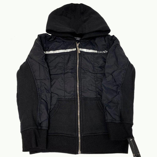 DKNY Black Puffer Sweater