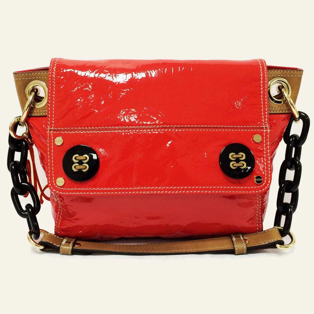 Milly Patent Leather Shoulder Bag