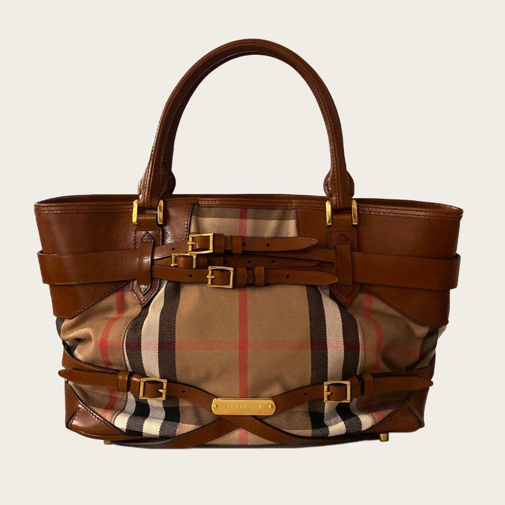Burberry Bridle Medium Lynher Tote Handbag