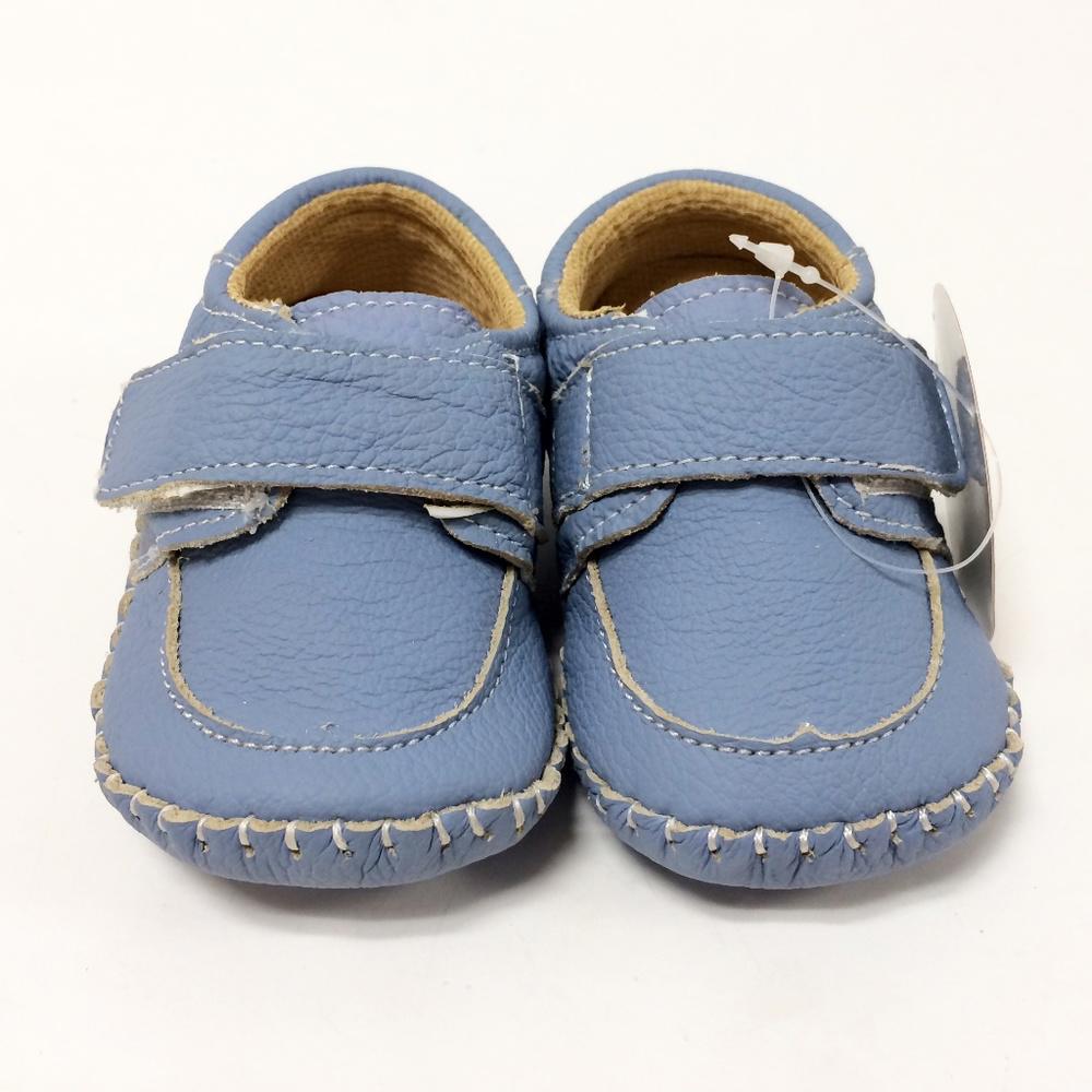 Toot Skooters  Blue Handmade Baby Shoes