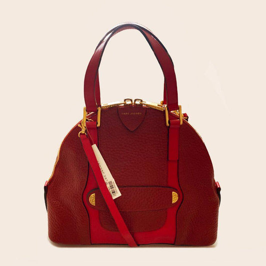 Marc Jacobs Red Leather Satchel Bag