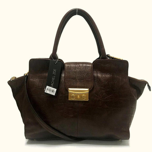 Rachel Zoe Dark Brown Leather Satchel