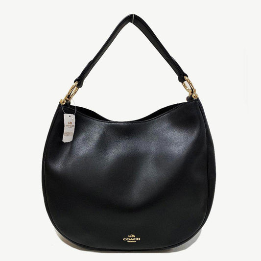 COACH 36026 Nomad Black Leather Hobo Bag