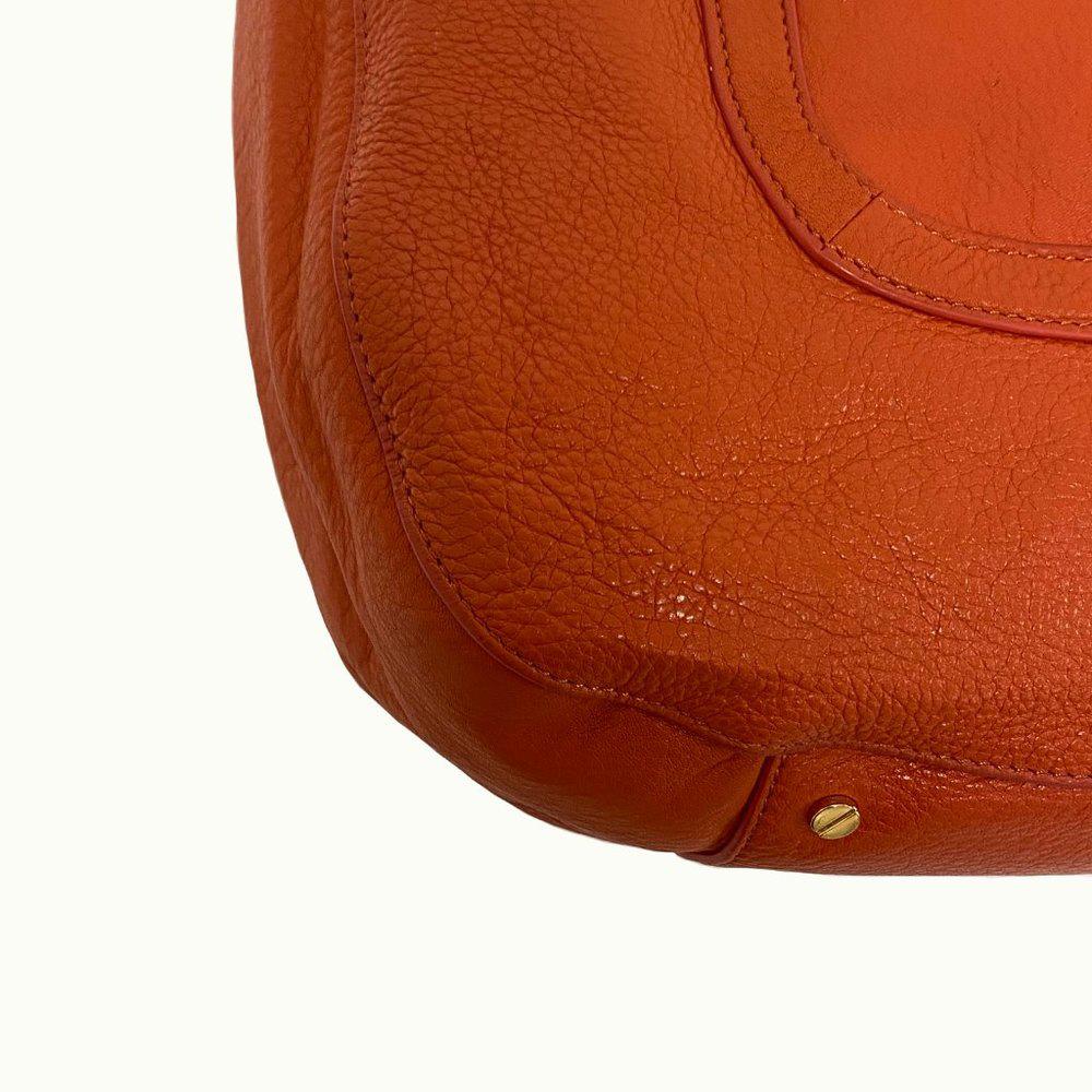 Tory Burch Amanda Wild-berry Orange Satchel