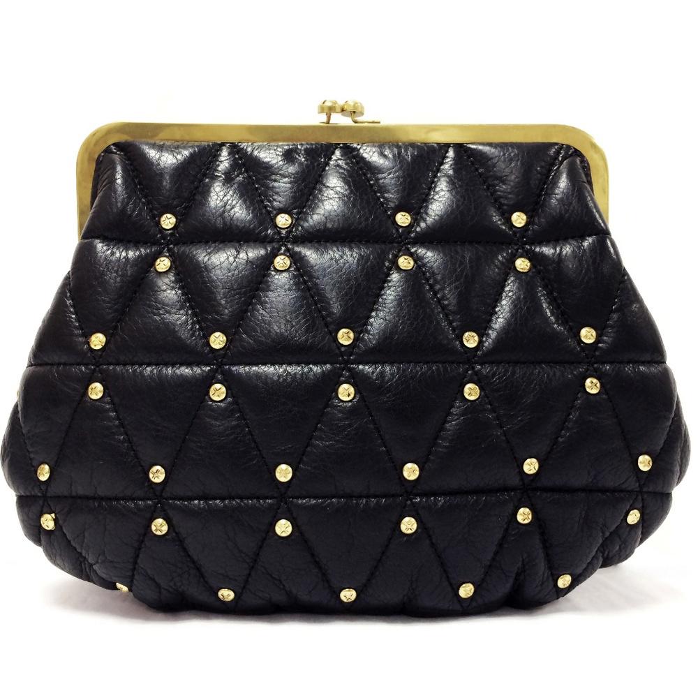 Rebecca Minkoff Kiss Quilted Leather Clutch