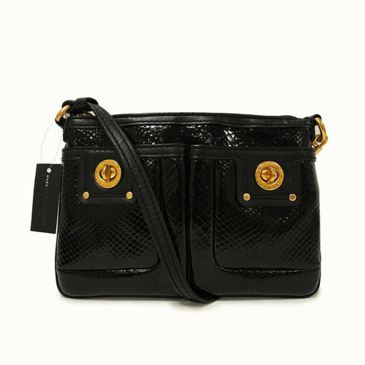Marc by Marc Jacobs Shine Percy Black Leather Bag