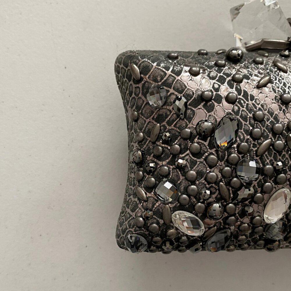 Judith Leiber Vanessa Metallic Clutch Bag