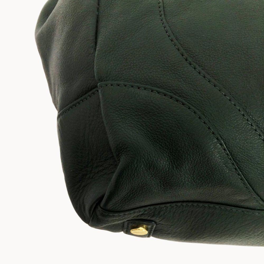 Rachel Zoe Deux Emerald Leather Tote