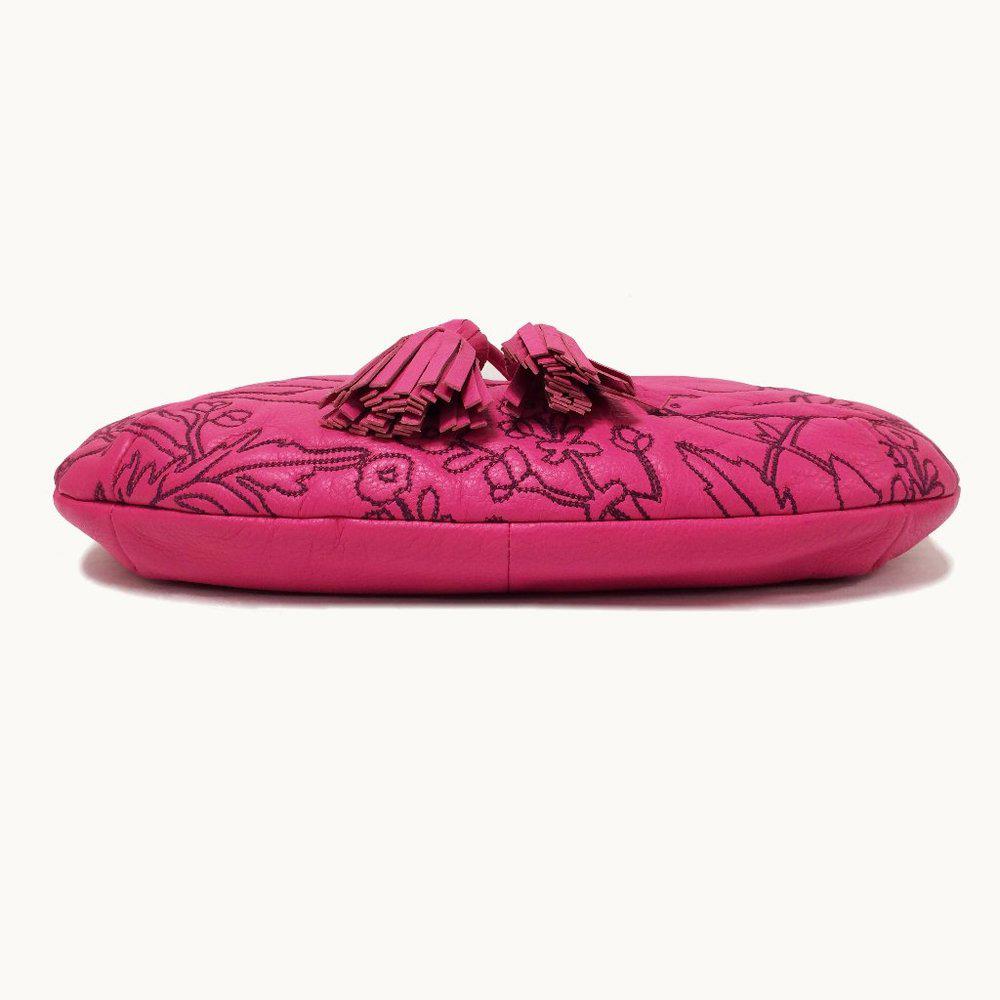 Fiore by Isabella Fiore Pink Stitch Flower Bag