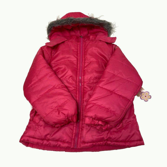 Pink Platinum Pink Puffer Coat Girls Size 7/8