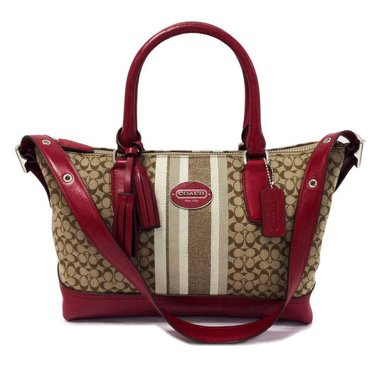 COACH 21154 Red Legacy Molly Satchel