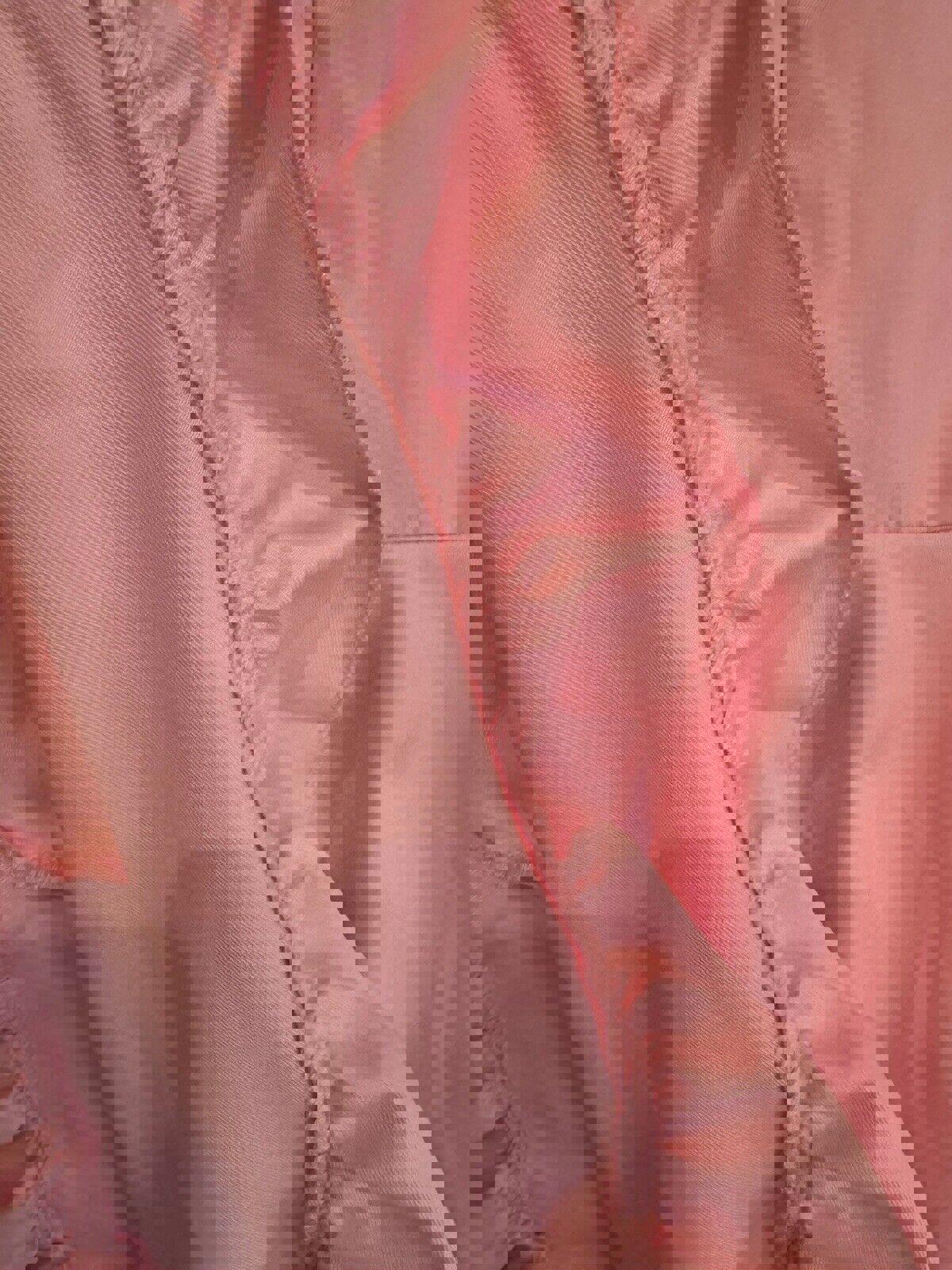 Pink Cute Coquette Dress Maid Medium Teens Puff Sleeve Lolita Size M