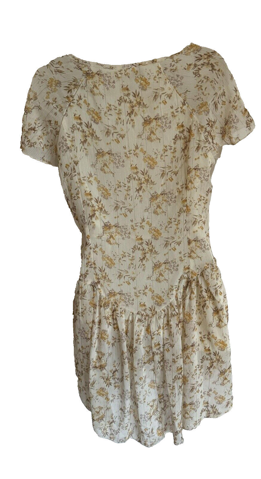 Floral Mini Dress Cider Cute Medium Women’s Short Sleeve