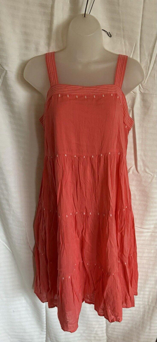 Old Navy Sleeveless Coral Summer Dress For Women Small Petite