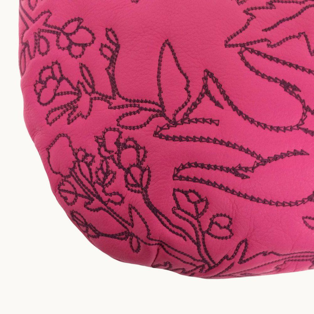 Fiore by Isabella Fiore Pink Stitch Flower Bag