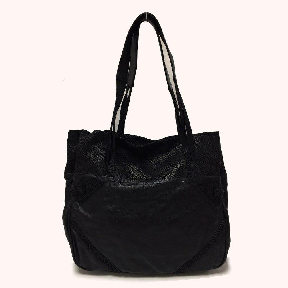 See by Chloe Black Leather Tote Bag