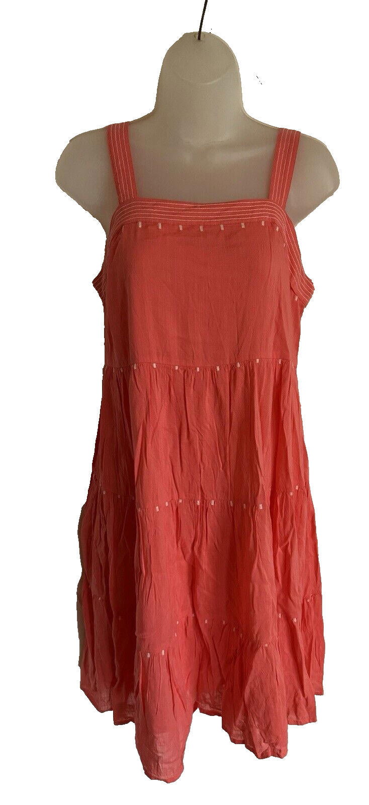 Old Navy Sleeveless Coral Summer Dress For Women Small Petite