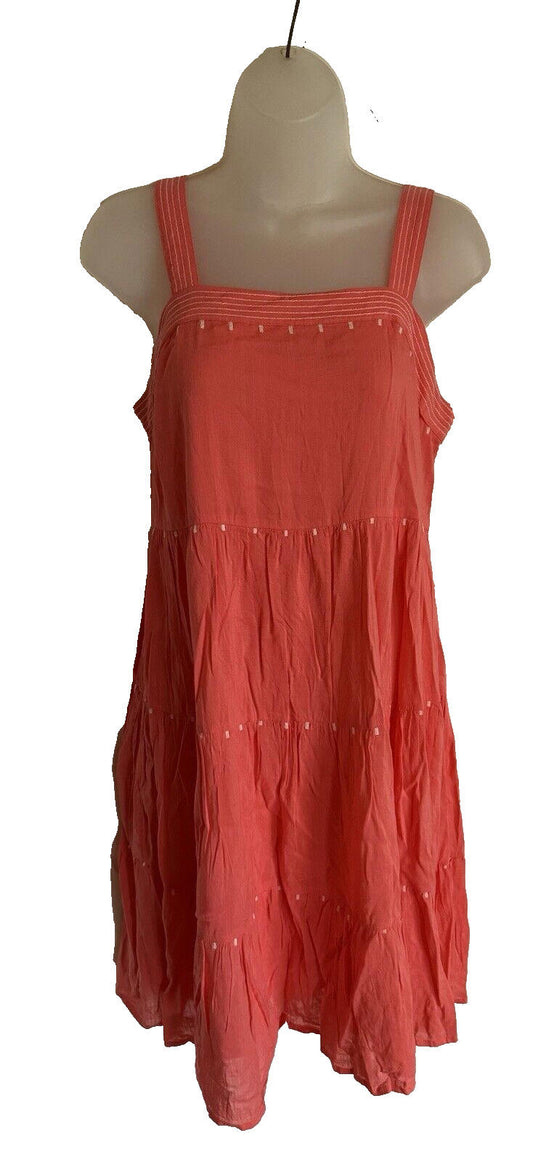 Old Navy Sleeveless Coral Summer Dress For Women Small Petite