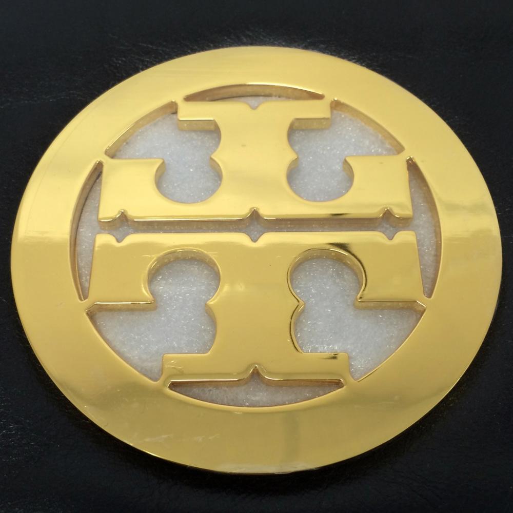 Tory Burch Black Logo Clutch