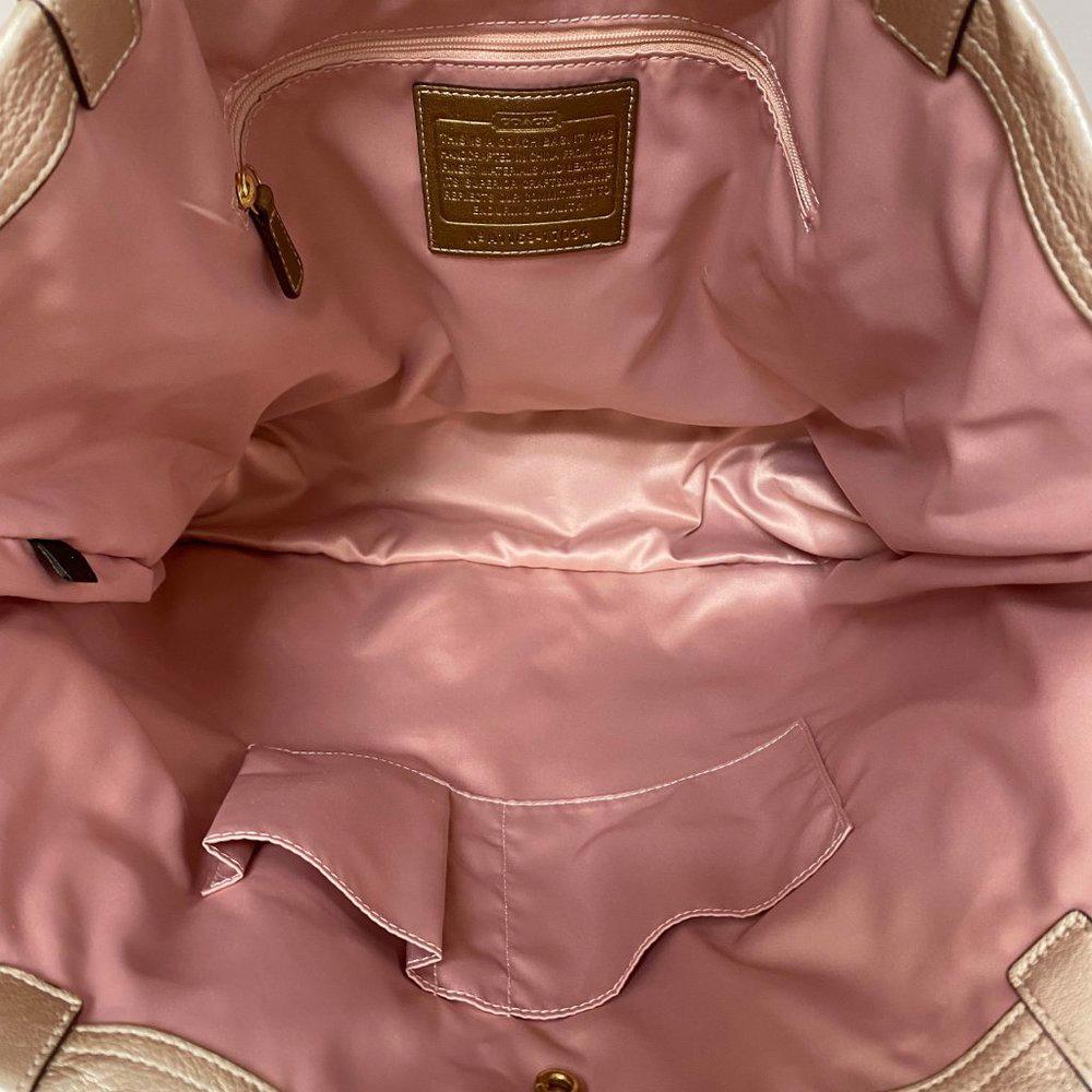 COACH 17034 Audrey Gold Leather Tote