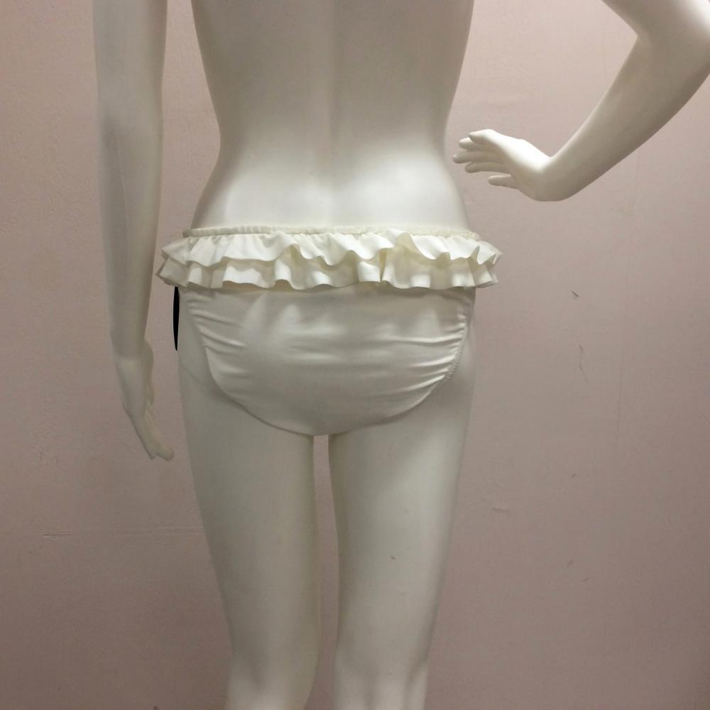 ABS by Allen Schwartz White Bikini Bottom