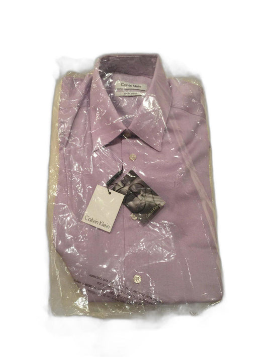 Calvin Klein Lilac Long Sleeve Shirt - New With Tags