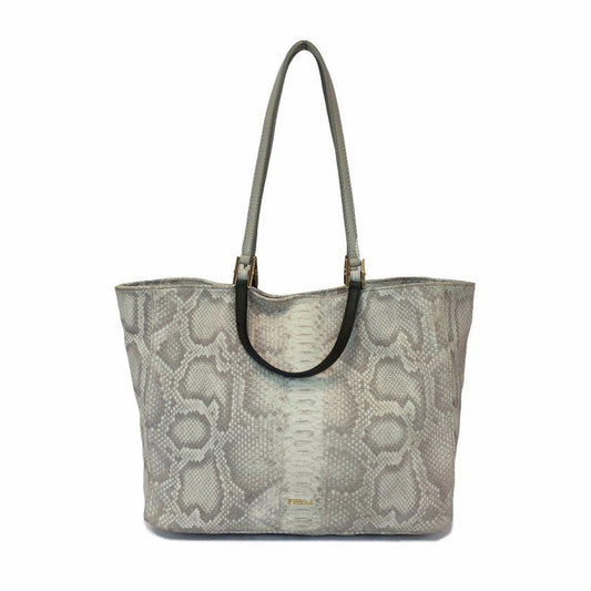 Furla Gemini Snake Embossed Shopper Tote