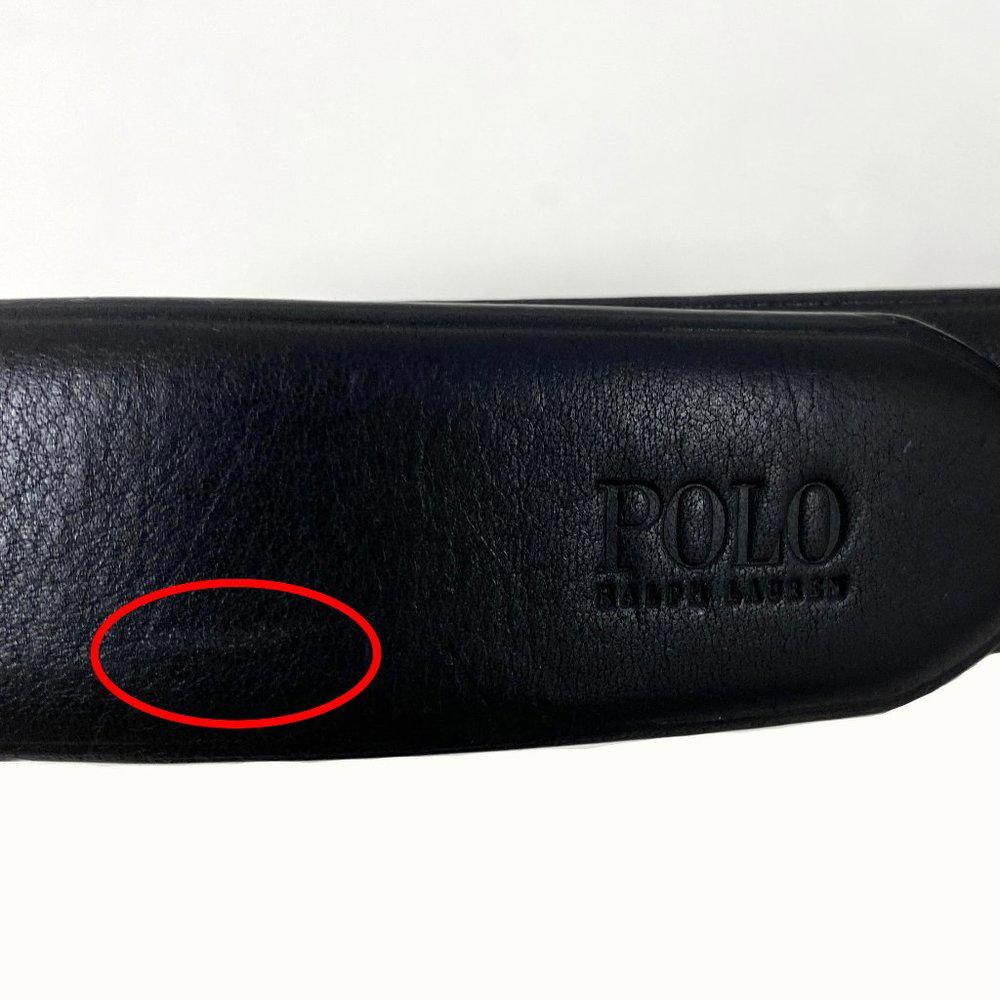 Polo by Ralph Lauren Black Leather Belt