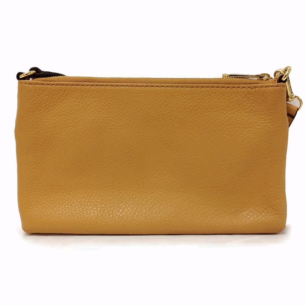 Michael Michael Kors Tan Leather Wallet Wristlet