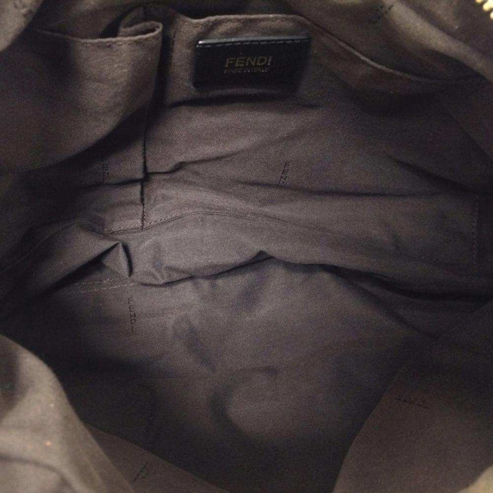 Fendi Two Way Black Leather Bag