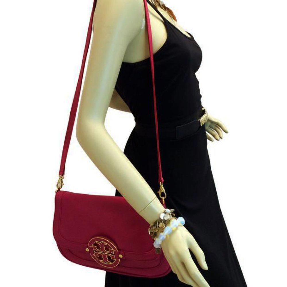 Tory Burch Amanda Magenta Crossbody
