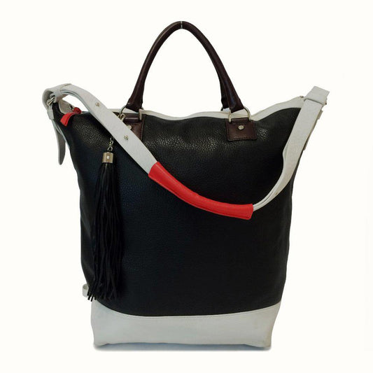 DVF Drew Colorblock Bucket tote