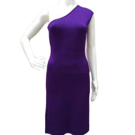 Ralph Lauren Asymmetrical Purple Dress