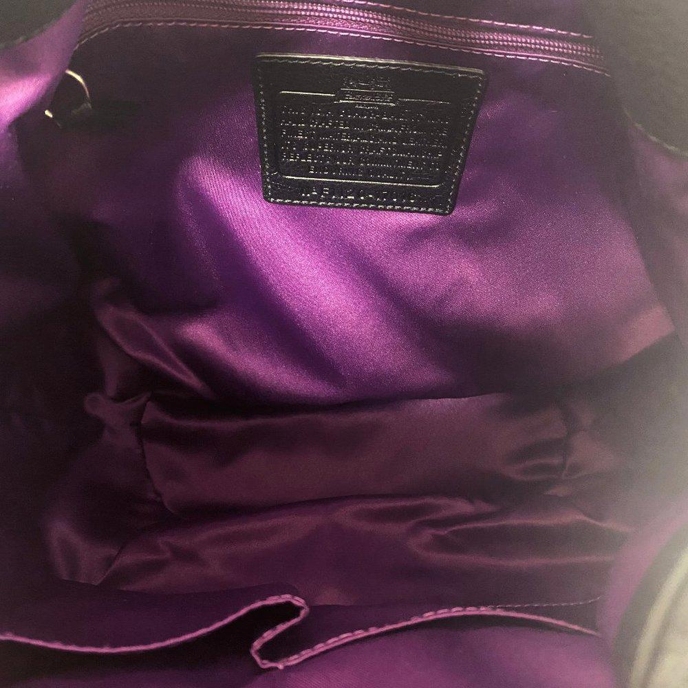 COACH 17016 Madison Marielle Leather Drawstring Bag