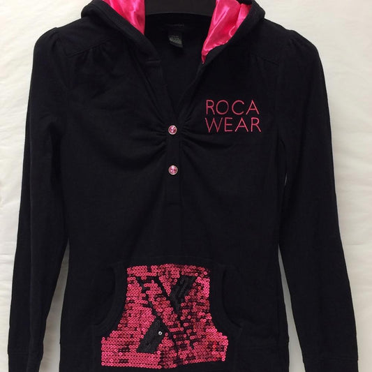 Rocawear Kids Black & Pink Hoodie