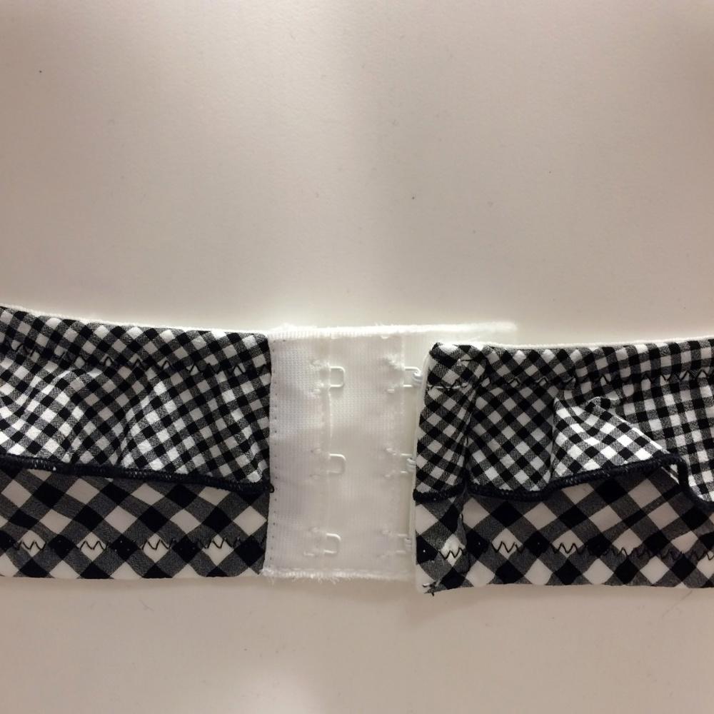 Shoshanna Checkered Bandeau Top