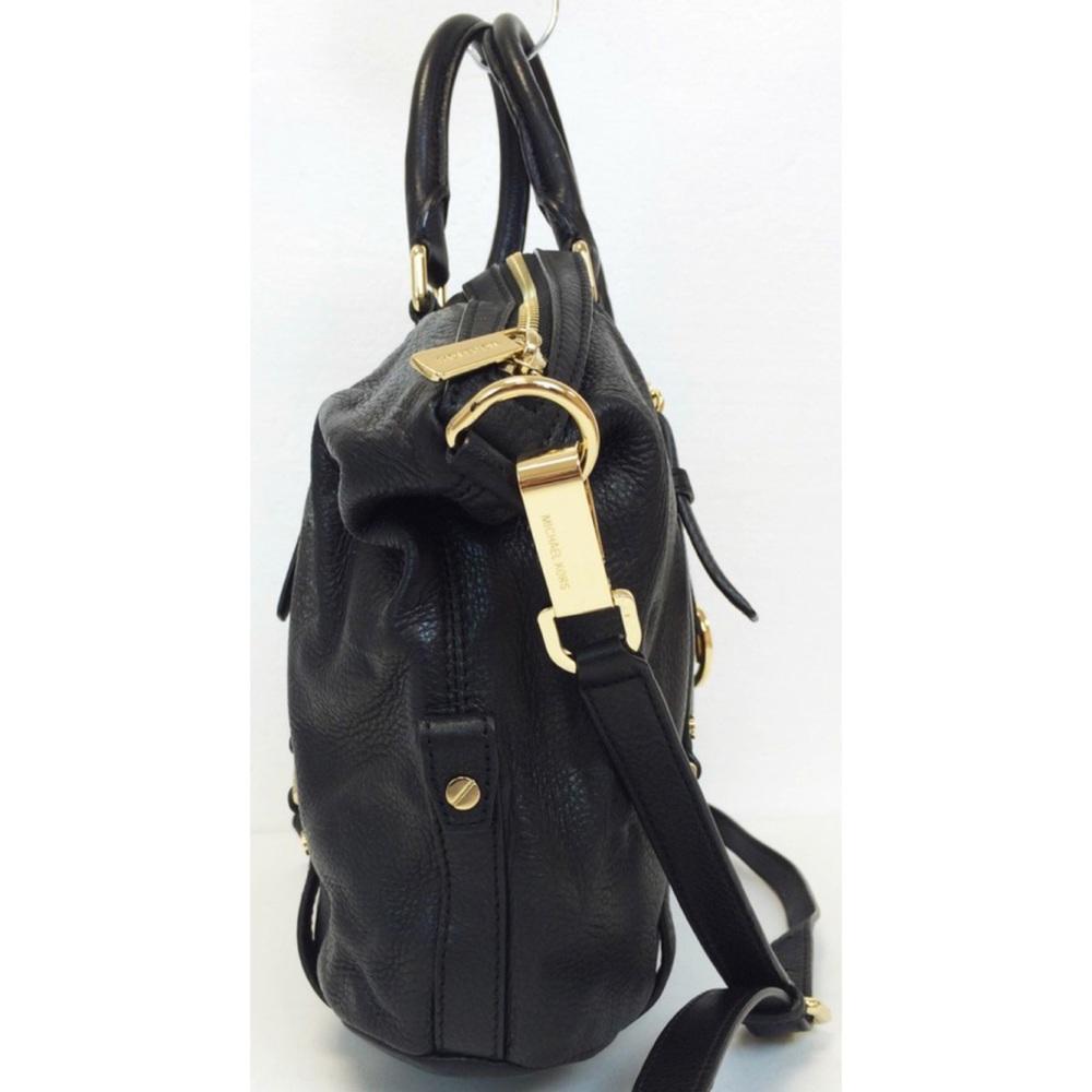 MICHAEL KORS Bedford Bowling Leather Satchel Bag