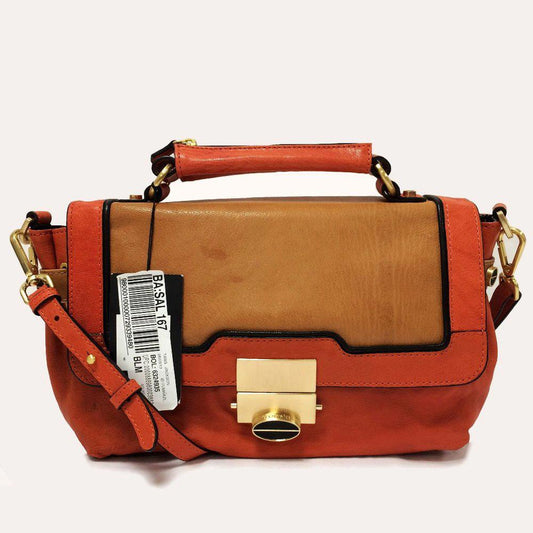 Treesje Jackson Tangerine leather Satchel Bag