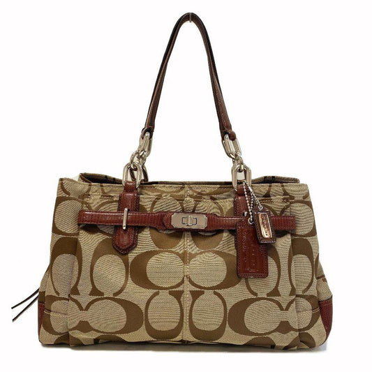COACH 17806 Jayden Carryall Khaki Shoulder Bag