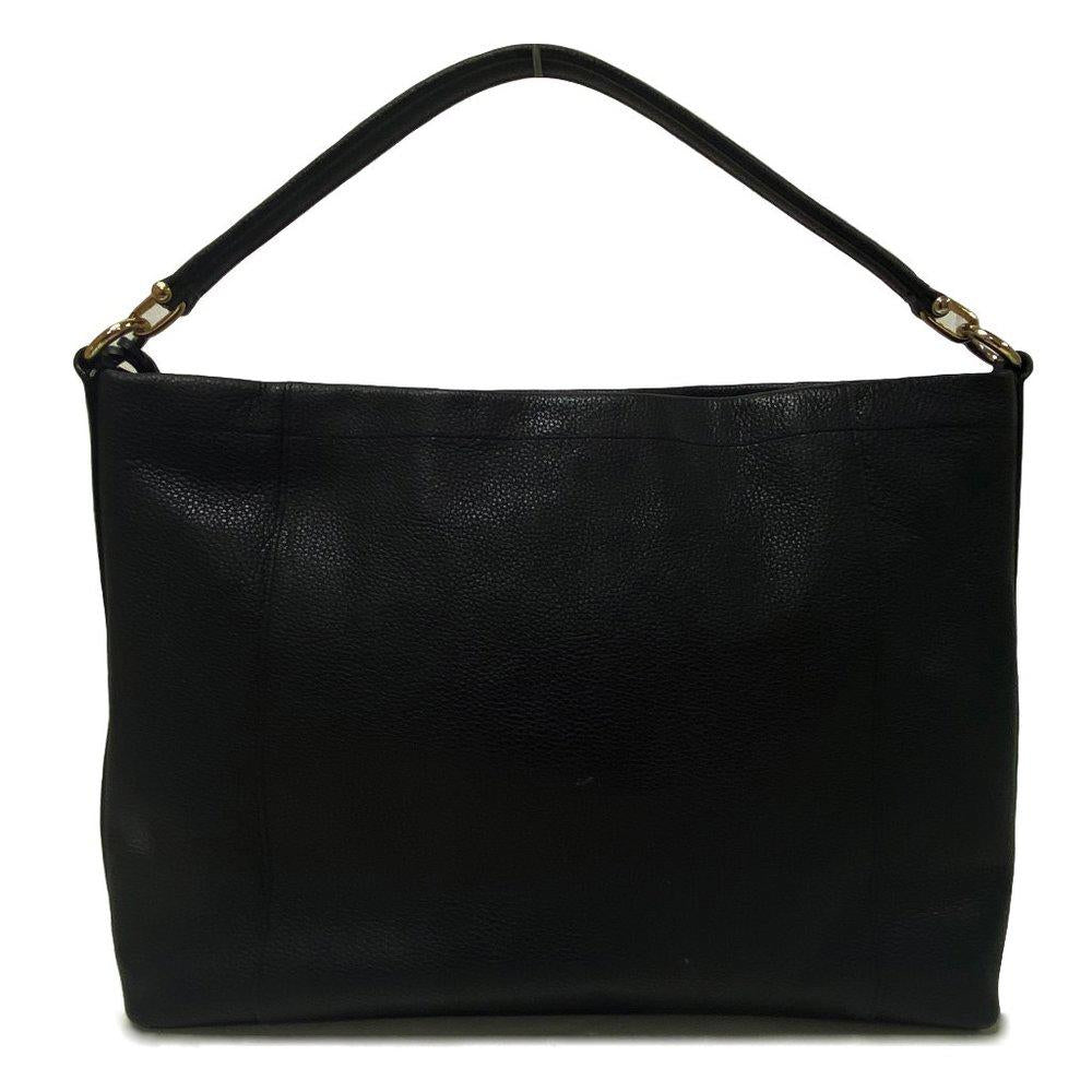Coach 34312 Scout Pebbled Leather Black Satchel Bag
