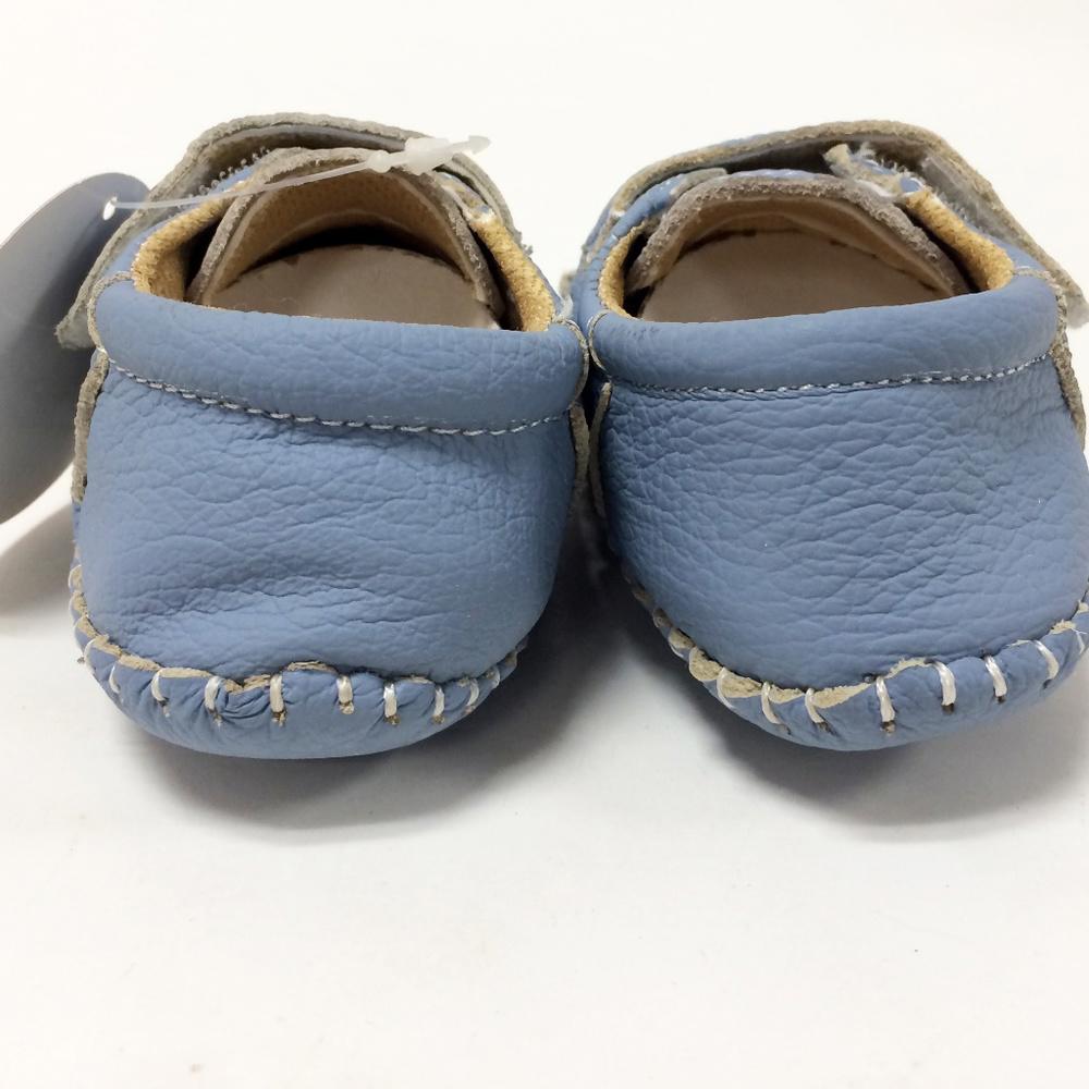Toot Skooters  Blue Handmade Baby Shoes