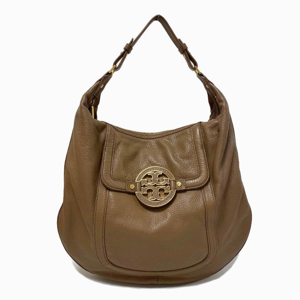 Tory Burch Amanda Taupe Hobo Bag
