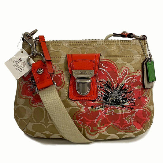 COACH 47075 Poppy Signature  Floral Swing Pack