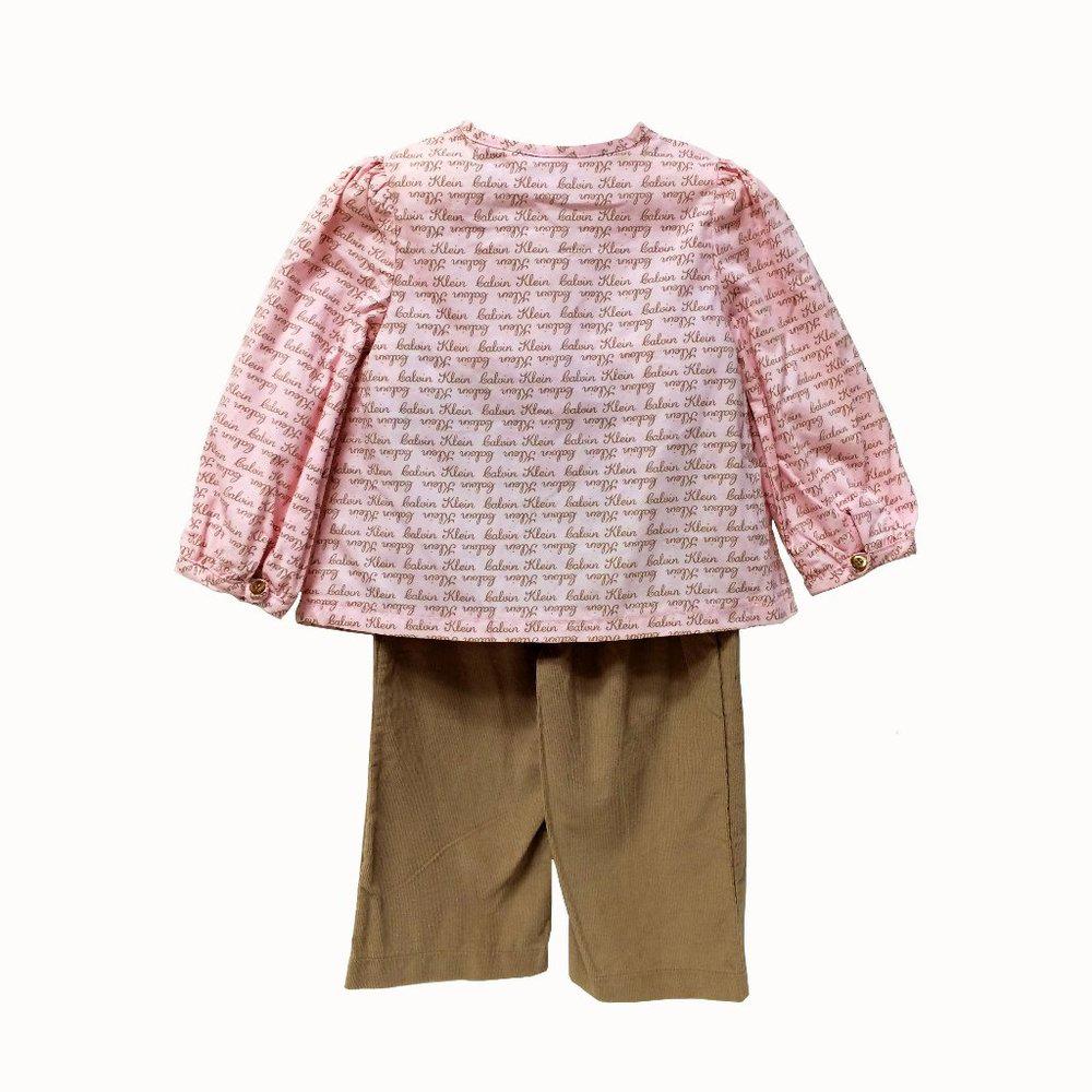 Calvin Klein Pink & Beige Girls  2 pc Set