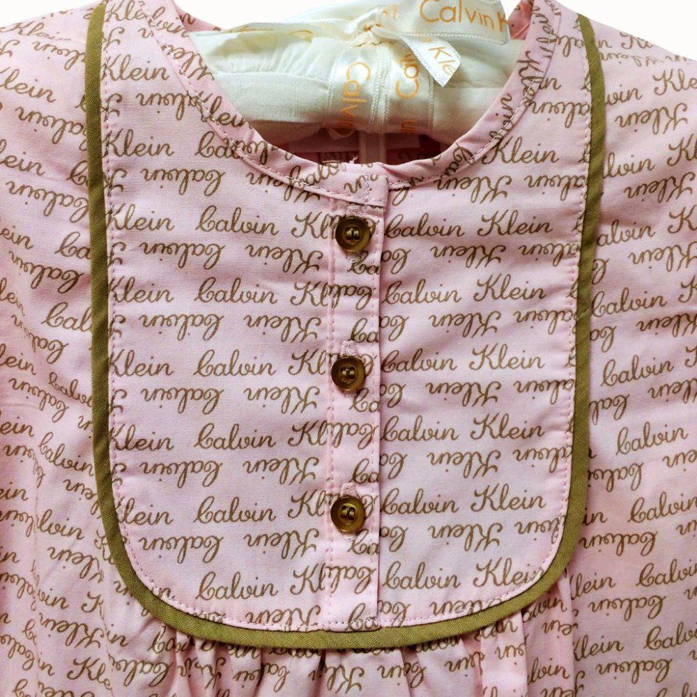 Calvin Klein Pink & Beige Girls  2 pc Set
